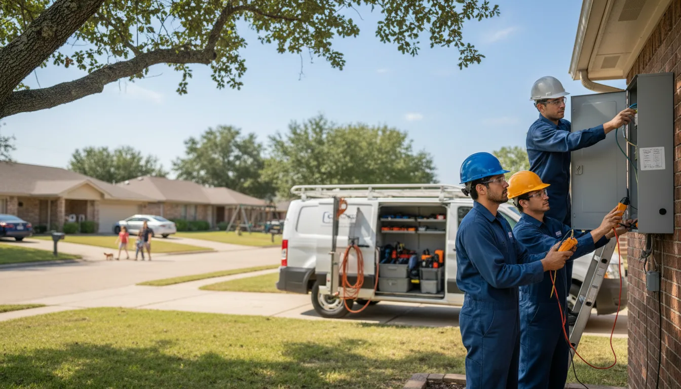 Certified electrician providing emergency electrical services in Chilton, WI